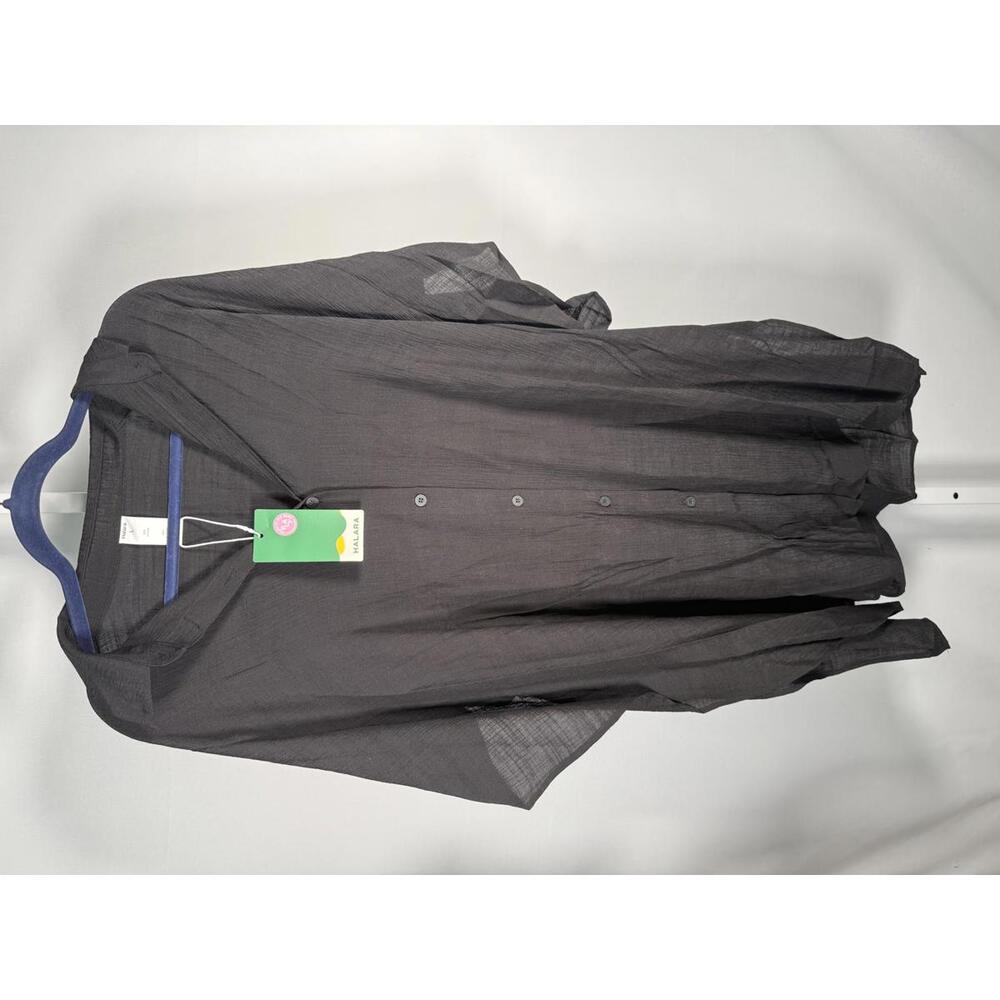 NWT Halara Work Blouse Black Large - Picture 2 of 6